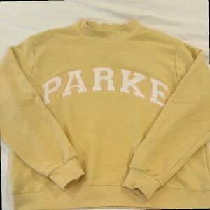 RARE PARKE NY Yellow State Logo Sweatshirt | Trendy & Cozy